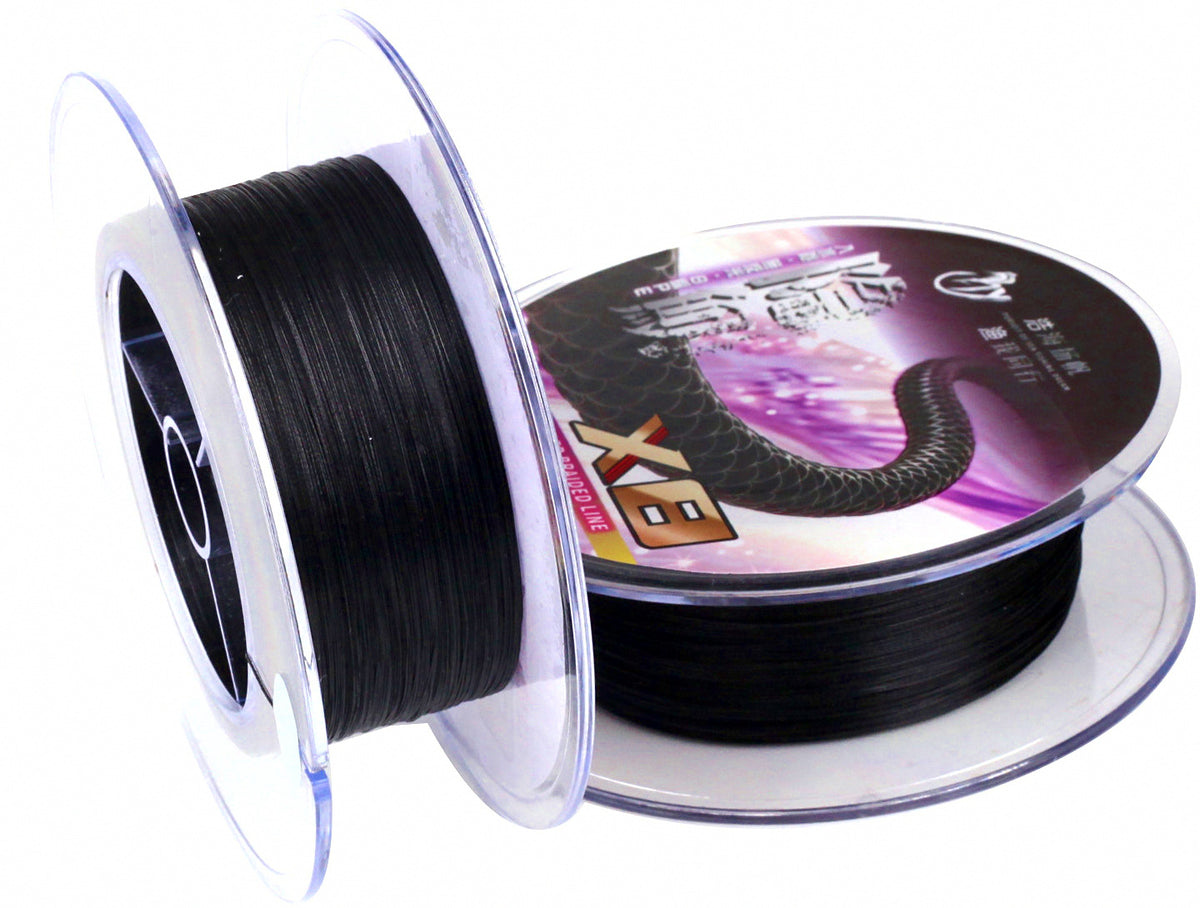X8 Braided PE Fishing Line, Black, 500 m (547 yd) – product photo