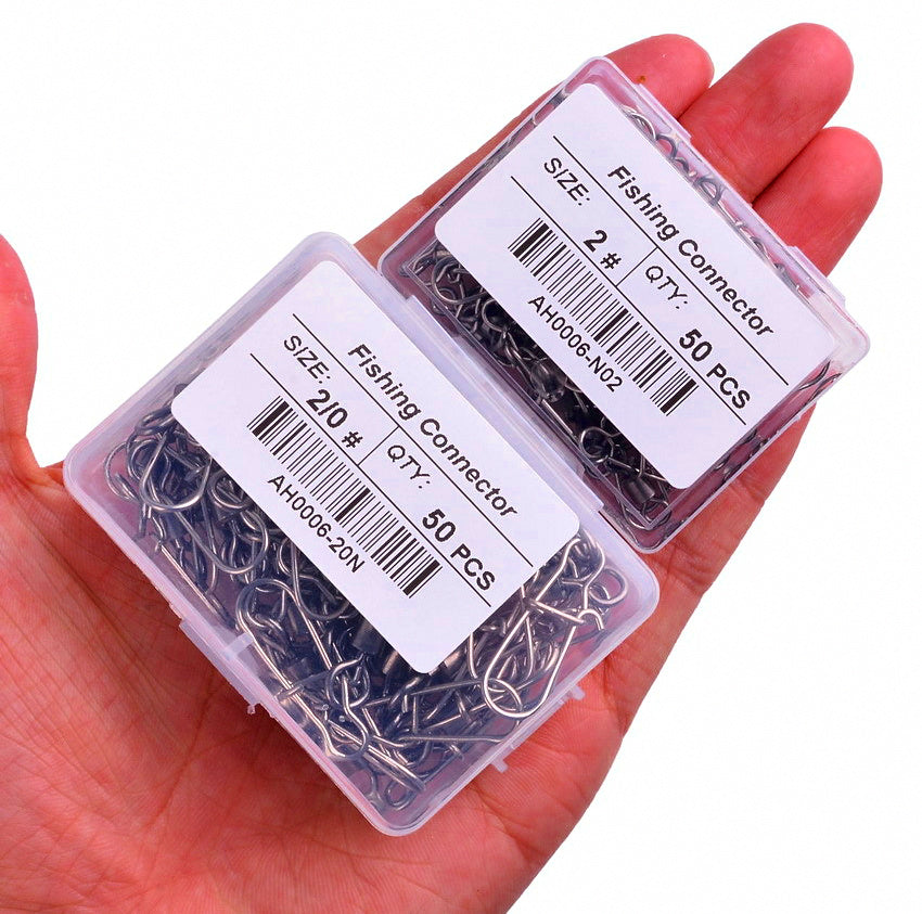Figure-8 Snap Connectors, 50-Pack, Sizes 14 to 2/0 – product photo