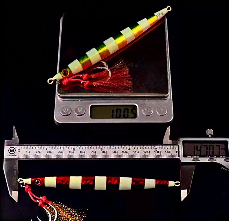 Glow Metal Jig 3-Pack, 100–400 g (3.5–14.1 oz) – product photo
