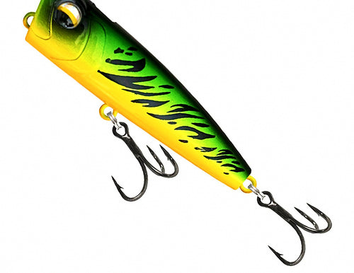 Surface Popper Lure, 7.5–10 cm (3–3.9 in), Hooked or Bare – product photo