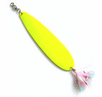 9 in Metal Jig with Feather Treble Hook, 145 g (5.1 oz) – product photo