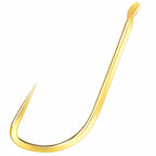 Barbless Gold Sleeve Hooks, Bulk Pack, Sizes 1–10