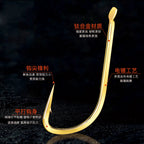 Gold Sode Hooks, Barbed or Barbless, 20-Pack, Sizes 1–10 – product photo