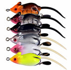Rat Frog Lure with Double Barbed Hooks, 5.5 cm, 10.5 g (0.37 oz)
