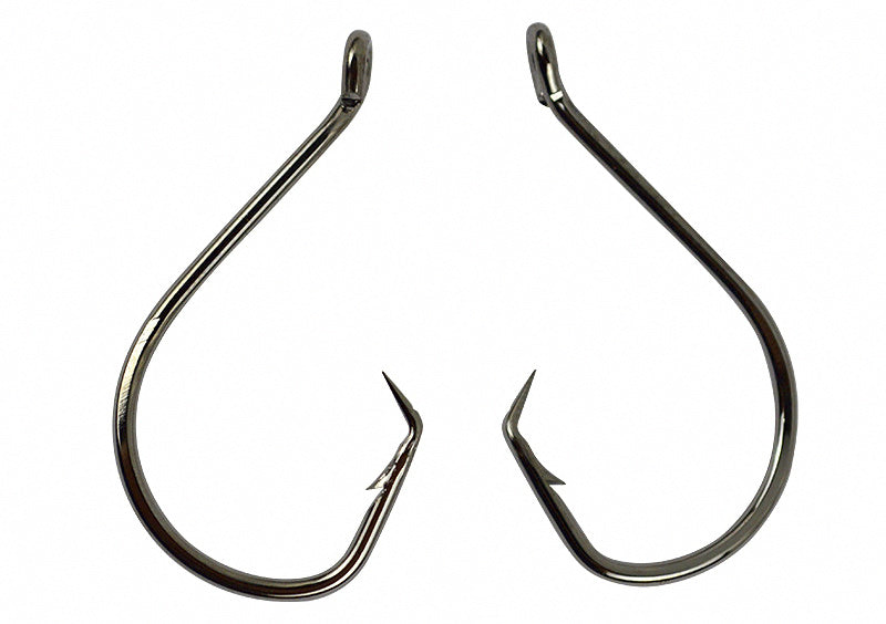 High Carbon Steel Treble Hooks, Barbed, Sizes 1 to 8/0 – product photo