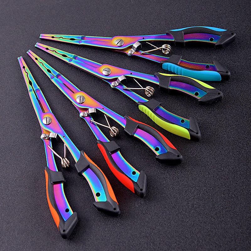 Fishing Pliers, Stainless Steel, Braid Cutter & Split Ring – product photo