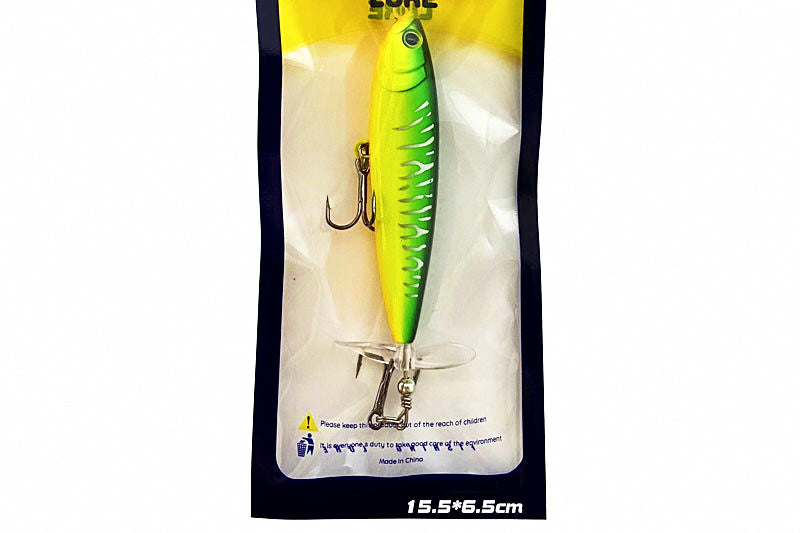 Topwater Prop Pencil Bait, 8 & 10 cm (3.1 & 3.9 in) – product photo