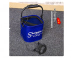 Collapsible Fishing Bucket with Handle, PVC, 20 or 24 cm – product photo