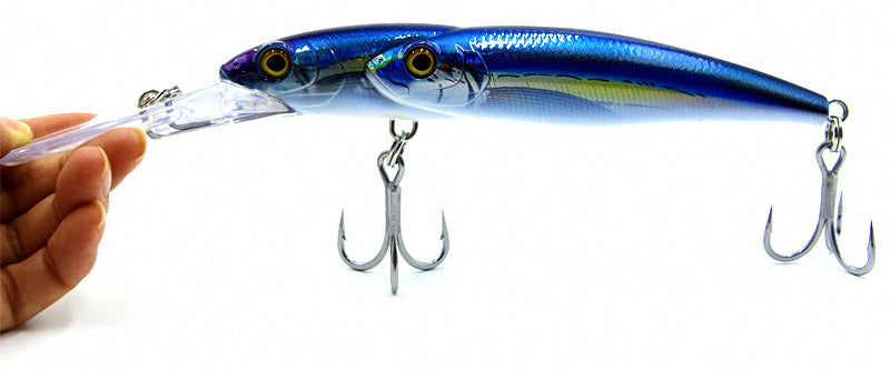 Floating Double-Head Topwater Lure, 24 cm (9.4 in) 83 g – product photo