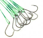 Iseni Hooks, 200 mm (7.9 in) Wire Leader, Size 15, 10 Packs – product photo