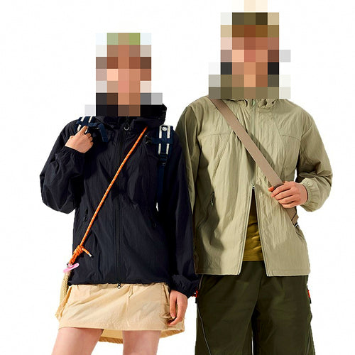 UPF 50+ Hooded Sun Jacket, Lightweight Quick-Dry Nylon