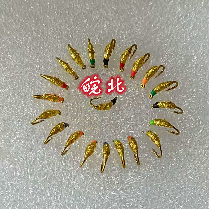 Fly Fishing Nymph Flies, Barbed Hooks, Size 8–20 – product photo