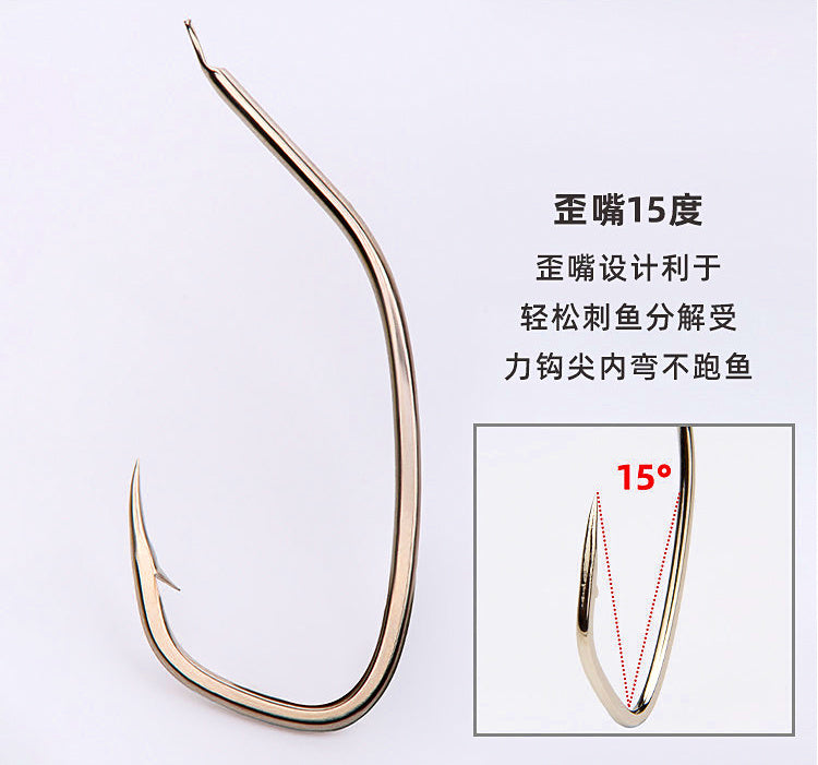Pre-Tied Sea Bass Hooks on 1.5 m (59 in) Line – product photo