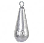 Teardrop Lead Sinker with Eyelet, 10–1000 g (0.35–35 oz)