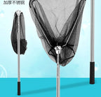 Foldable Triangle Landing Net with Extendable Pole, 1.1-4 m – product photo