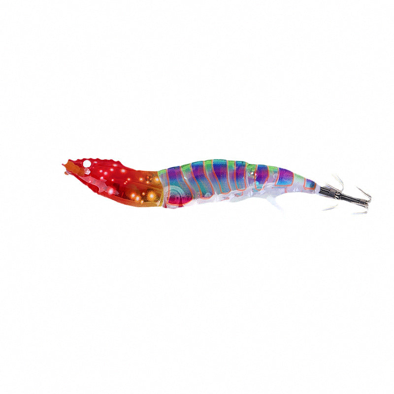 Glow Rattle Shrimp Soft Bait, Multi-Jointed Soft Legs