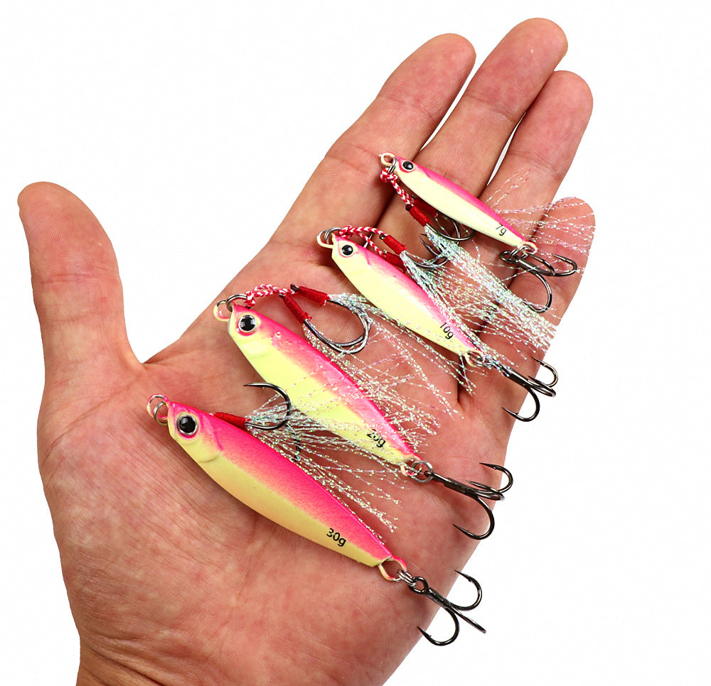Glow Casting Metal Jig, Double Hook, 7–30 g (0.25–1.06 oz) – product photo
