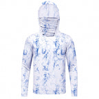 Men's UPF 50+ Hooded Sun Shirt, Camo, Quick-Dry