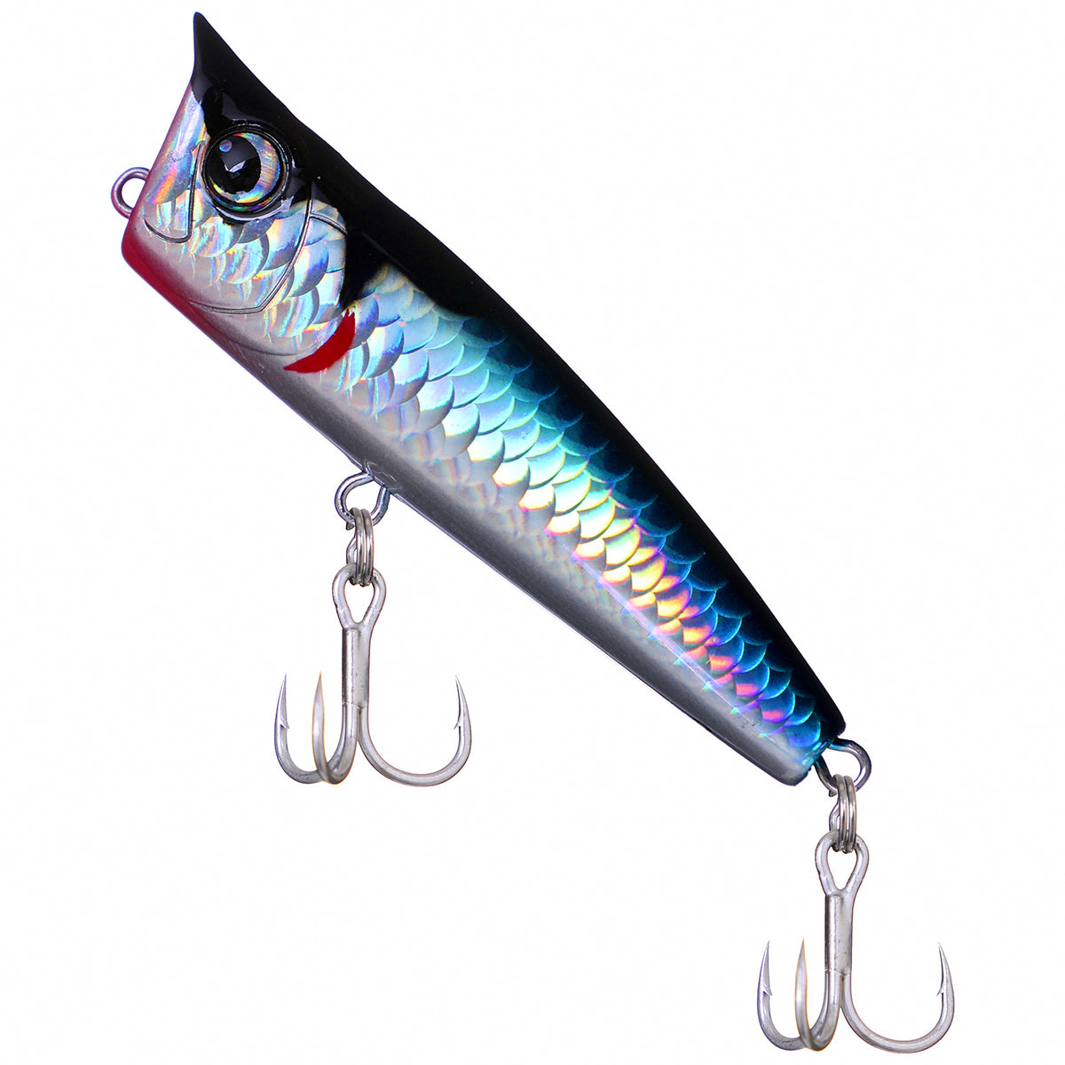 Saltwater Popper Lure, 75–105 mm, 8.5–30 g (0.3–1.1 oz)