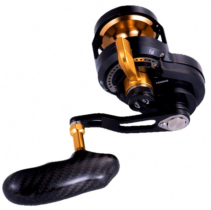 All-Metal Slow Pitch Jigging Reel, 6.2:1 Conventional