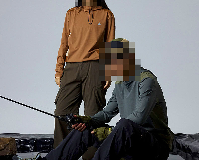 UPF 50+ Quick-Dry Sun Protection Fishing Top, Unisex – product photo