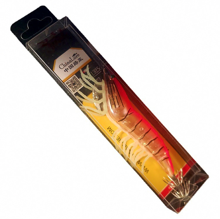 Glow Squid Jig, Soft Leg Shrimp Style, 2.0/3.0/3.5 (8-21 g) – product photo