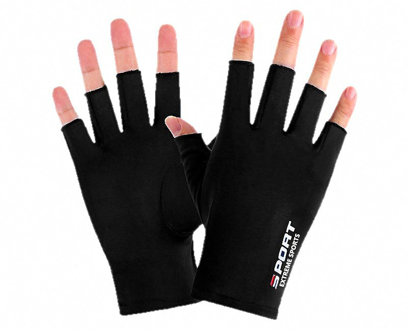 Thin Summer Fishing & Cycling Gloves, Spandex – product photo