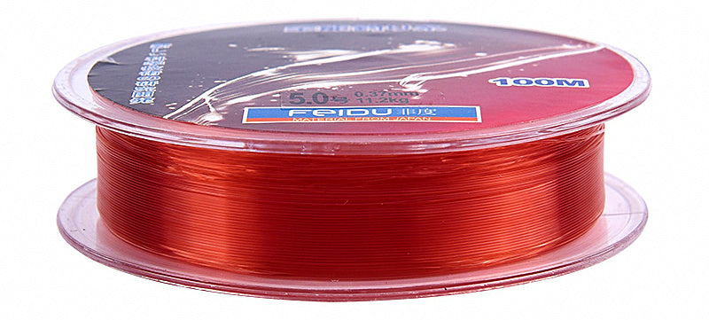 Nylon Monofilament Fishing Line, 100 m (109 yd), Sizes 0.4–10 – product photo