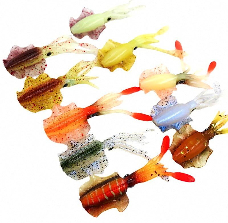 UV Glow Soft Squid Lure, 6 cm (2.4 in), 2 g (0.07 oz) – product photo