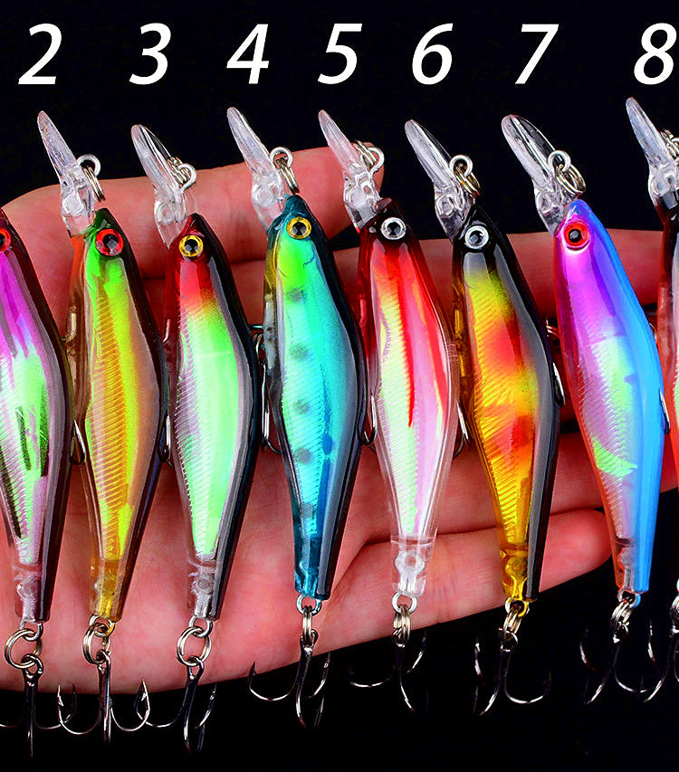 Deep Diving Long Lip Minnow Lure, Rattling Hard Bait – product photo