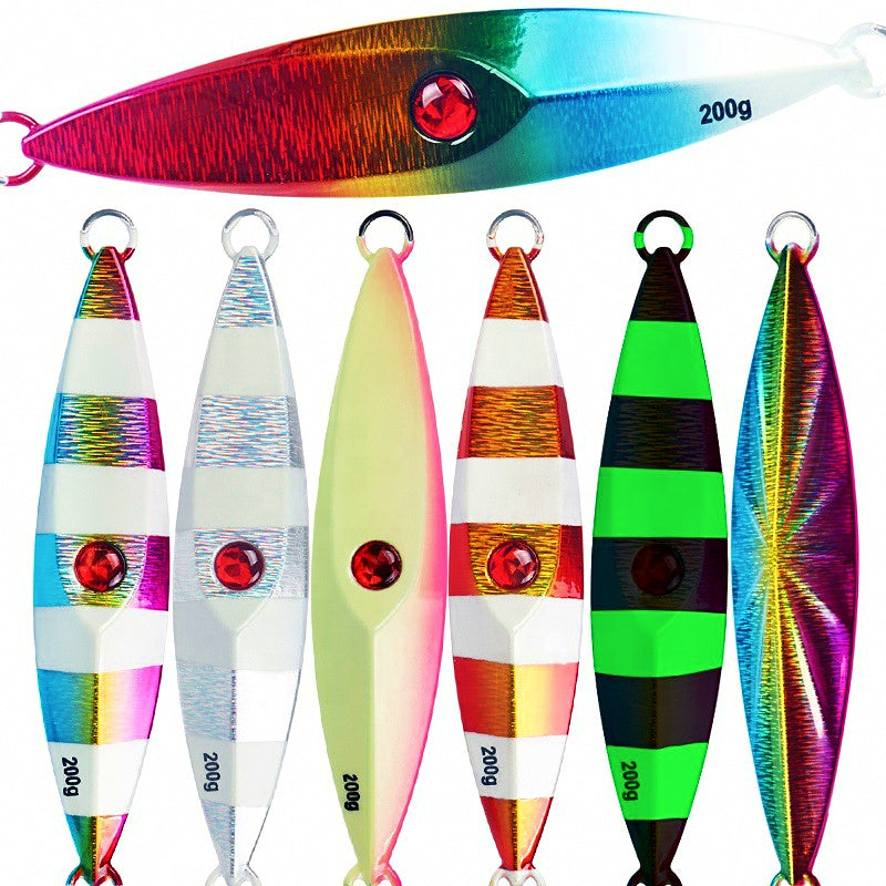 Laser Glow Metal Jig, 200 g & 250 g (7.1 & 8.8 oz)