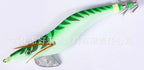 Wooden Shrimp Squid Jig (Egi), Glow, Sizes 2.0–5.0 – product photo