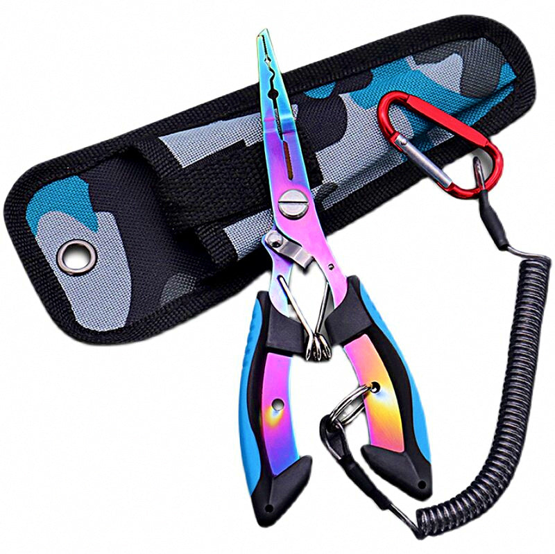 Aluminum Fish Gripper & Stainless Fishing Pliers Set – product photo
