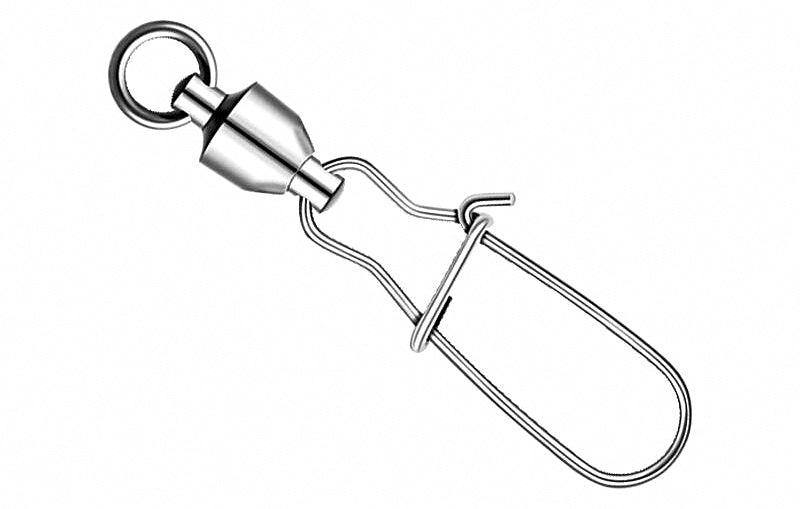 Stainless Steel Ball Bearing Snap Swivel, Figure-8 Ring – product photo