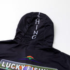 Black Sun Protection Fishing Shirt with Face Cover – product photo