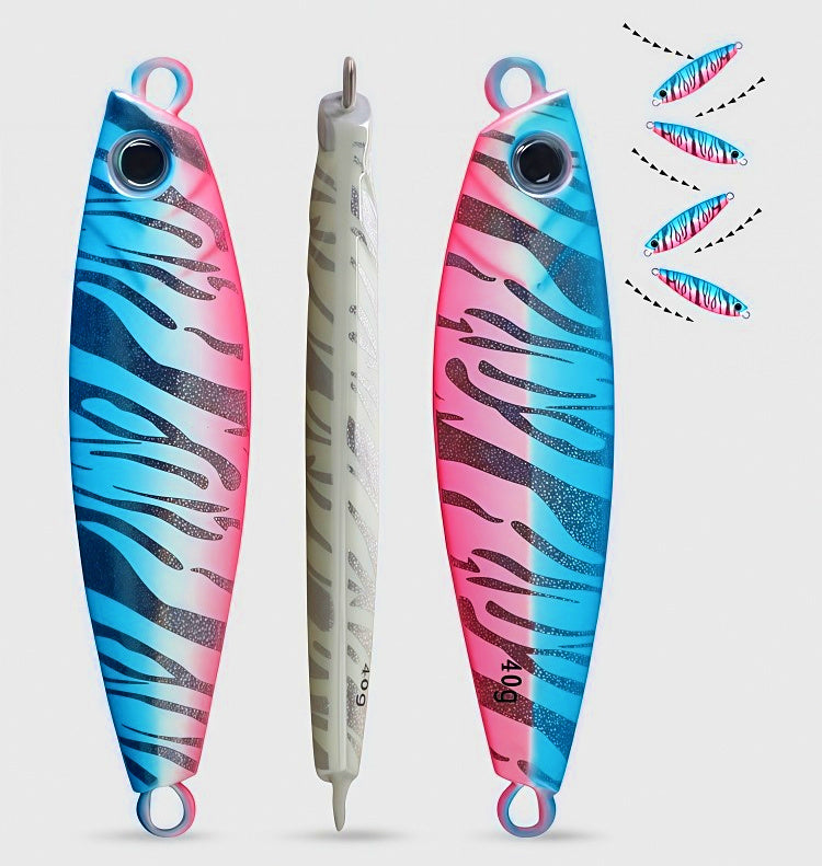 Glow Tiger Stripe Metal Jig, Double Hook, 30–80 g (1.1–2.8 oz) – product photo