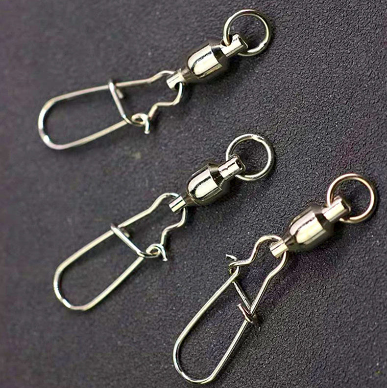Ball Bearing Swivel with Safety Snap, Sizes 0–10 – product photo