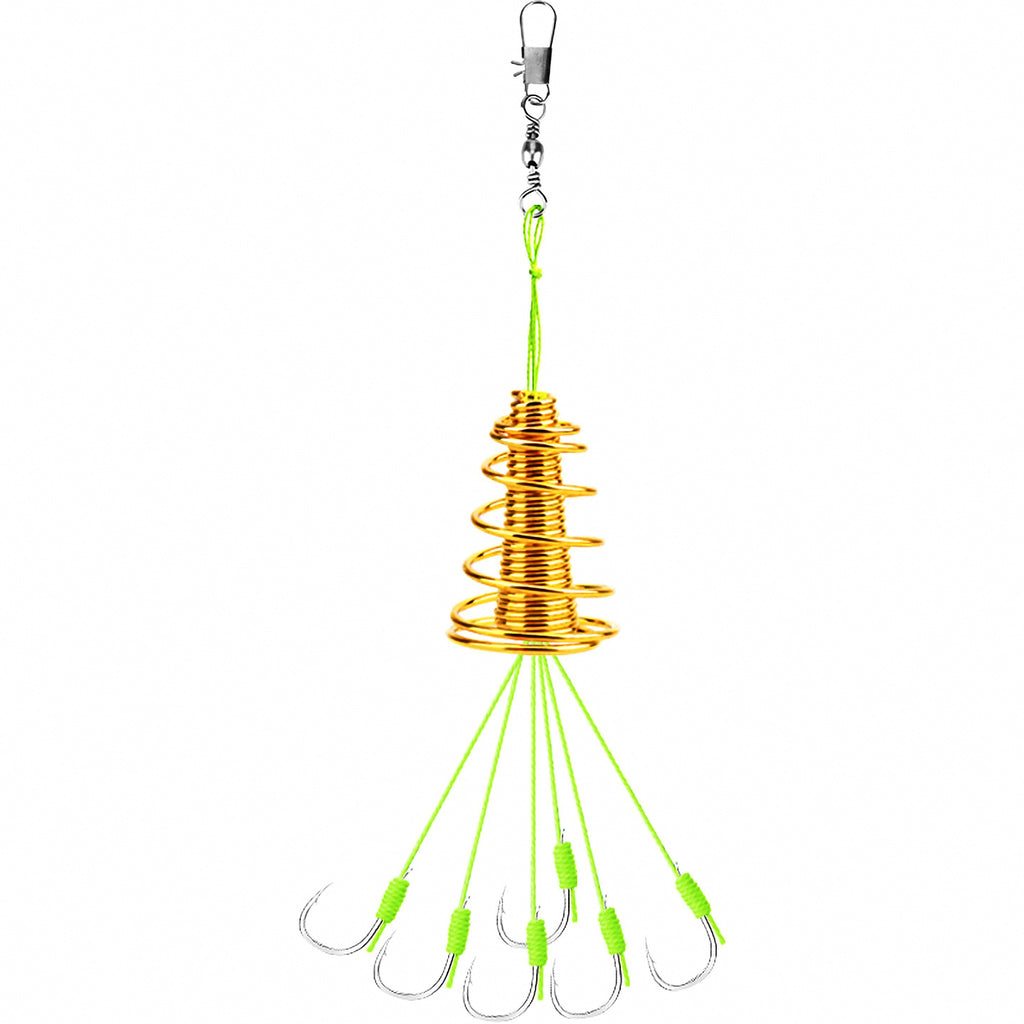 Explosion Hook Rig Set, 4 per Box, Sizes 6–13 (CN Sizing)