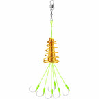 Explosion Hook Rig Set, 4 per Box, Sizes 6–13 (CN Sizing)