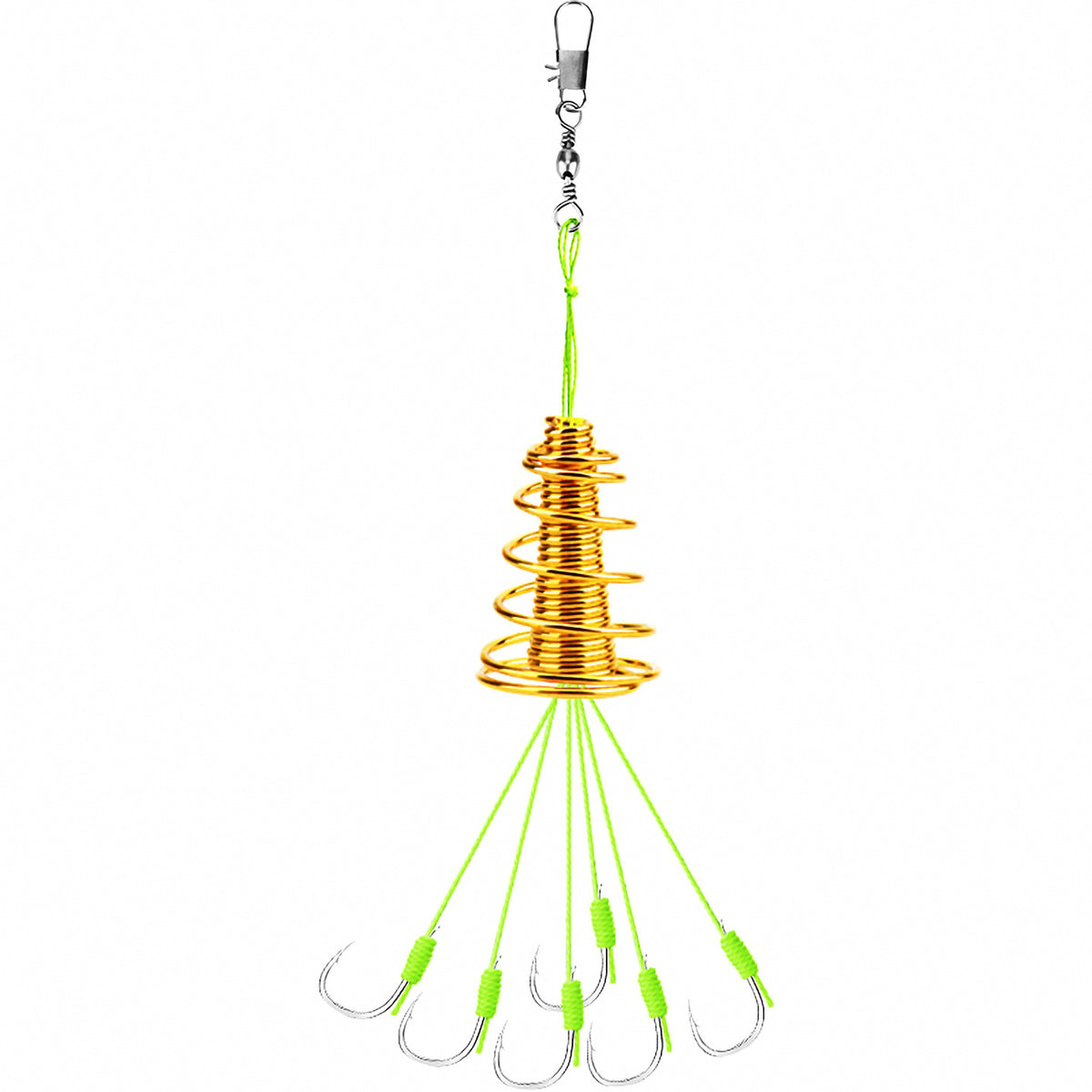 Explosion Hook Rig Set, 4 per Box, Sizes 6–13 (CN Sizing)