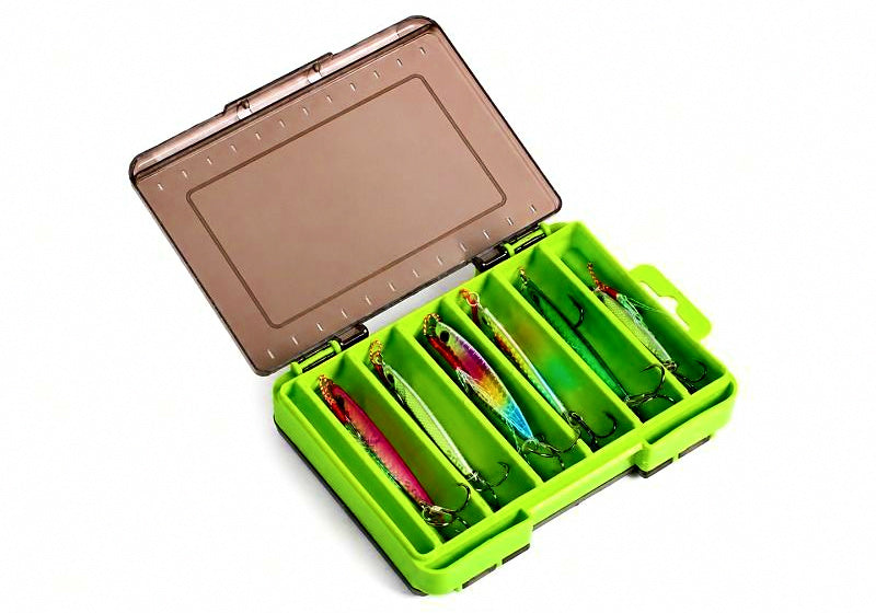 Double-Sided Lure Storage Box, 12 or 14 Compartments – product photo