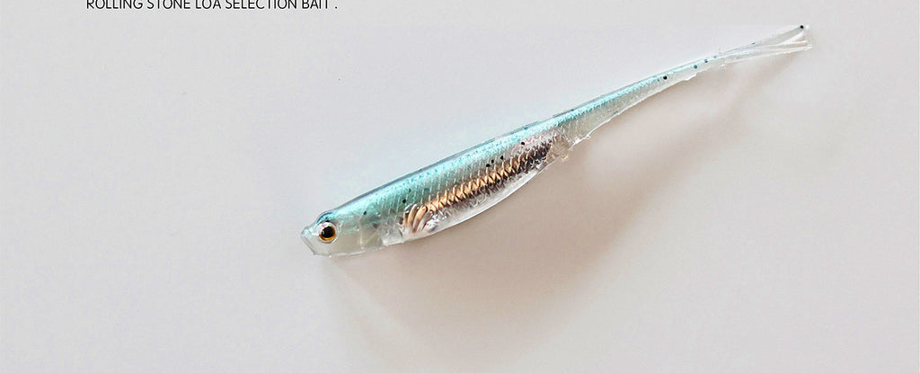 T-Tail Soft Swimbait with Reflective Foil, 7–8 cm (2.8–3.1 in) – product photo