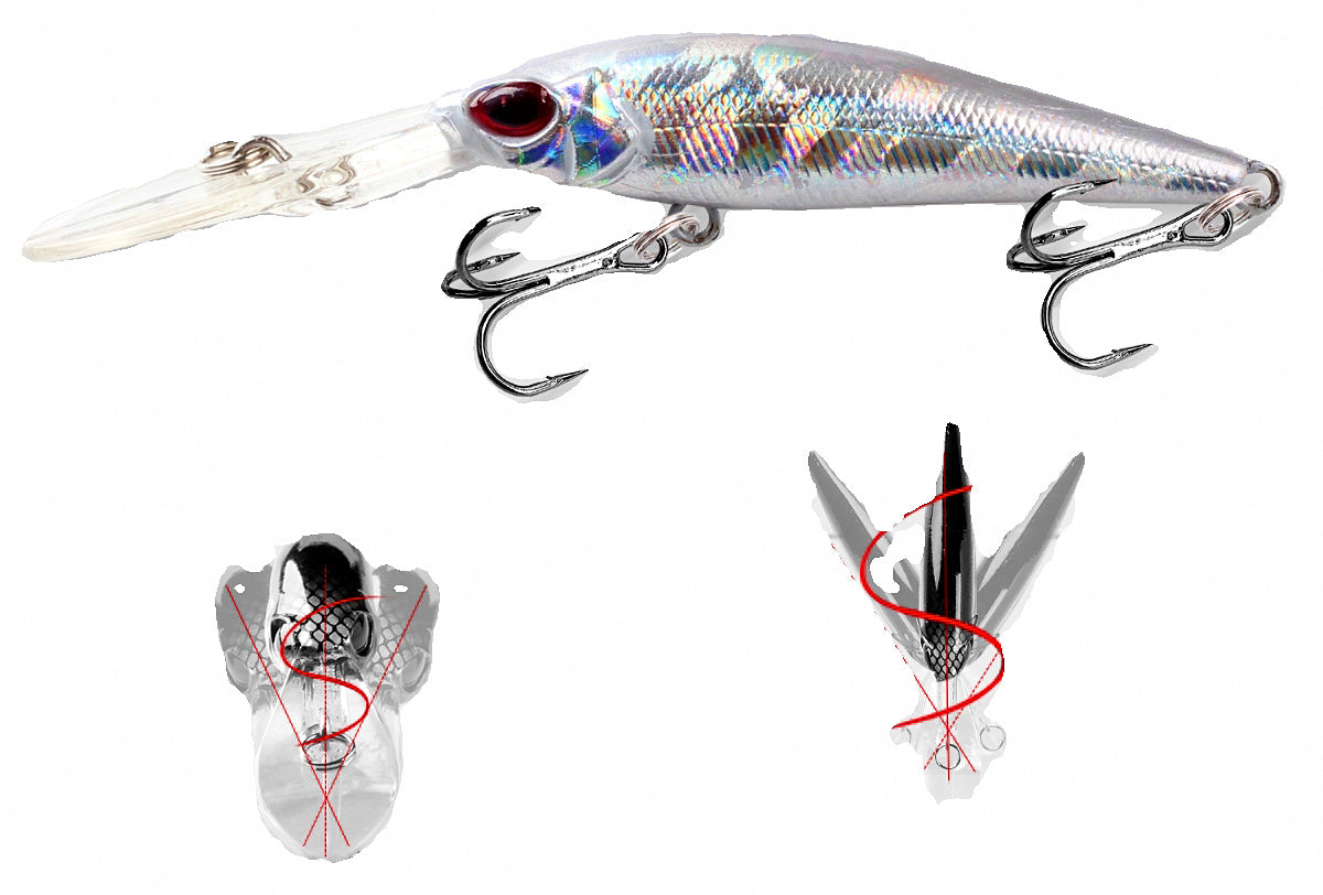 Deep Diving Long Lip Minnow, 9–9.5 cm, 6–8.5 g (0.2–0.3 oz) – product photo