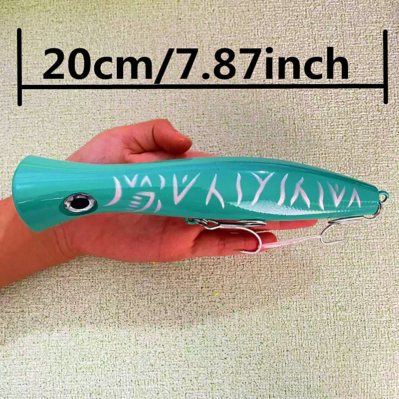 Floating Popper Lure, 20 cm 115 g (4.1 oz) for GT & Tuna