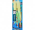 Glow Squid Skirt Cutlassfish Rig, Stainless Hooks, 15 cm – product photo