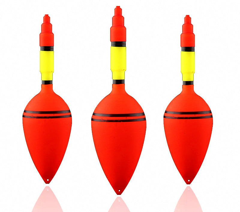 Foam Fishing Float Bobber, Red or Black, 11-15 cm (4.3-5.9 in) – product photo