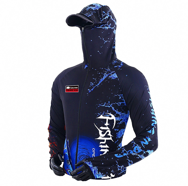 Men's UPF 50+ Long-Sleeve Fishing Sun Shirt & Pants