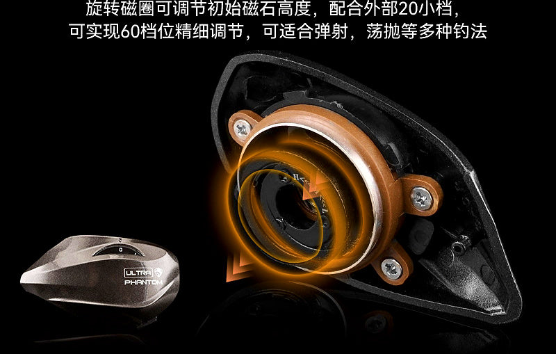 Finesse Round Baitcasting Reel, 11 Bearings, 143 g (5 oz) – product photo