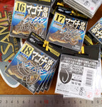 Long Shank Barbed Bass Hooks for Live Bait, Sizes 16#–24# – product photo