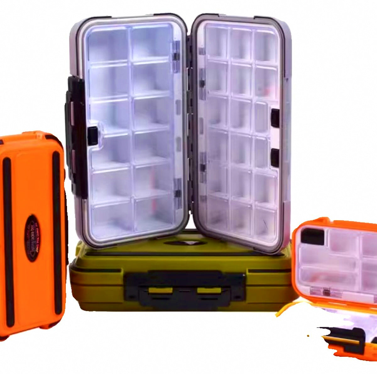 Double-Sided Lure & Hook Tackle Box, 12–30 Compartments